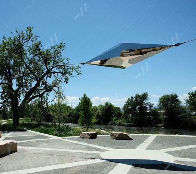 Contemporary Mirror Stainless Steel Sculpture Infinite Span price